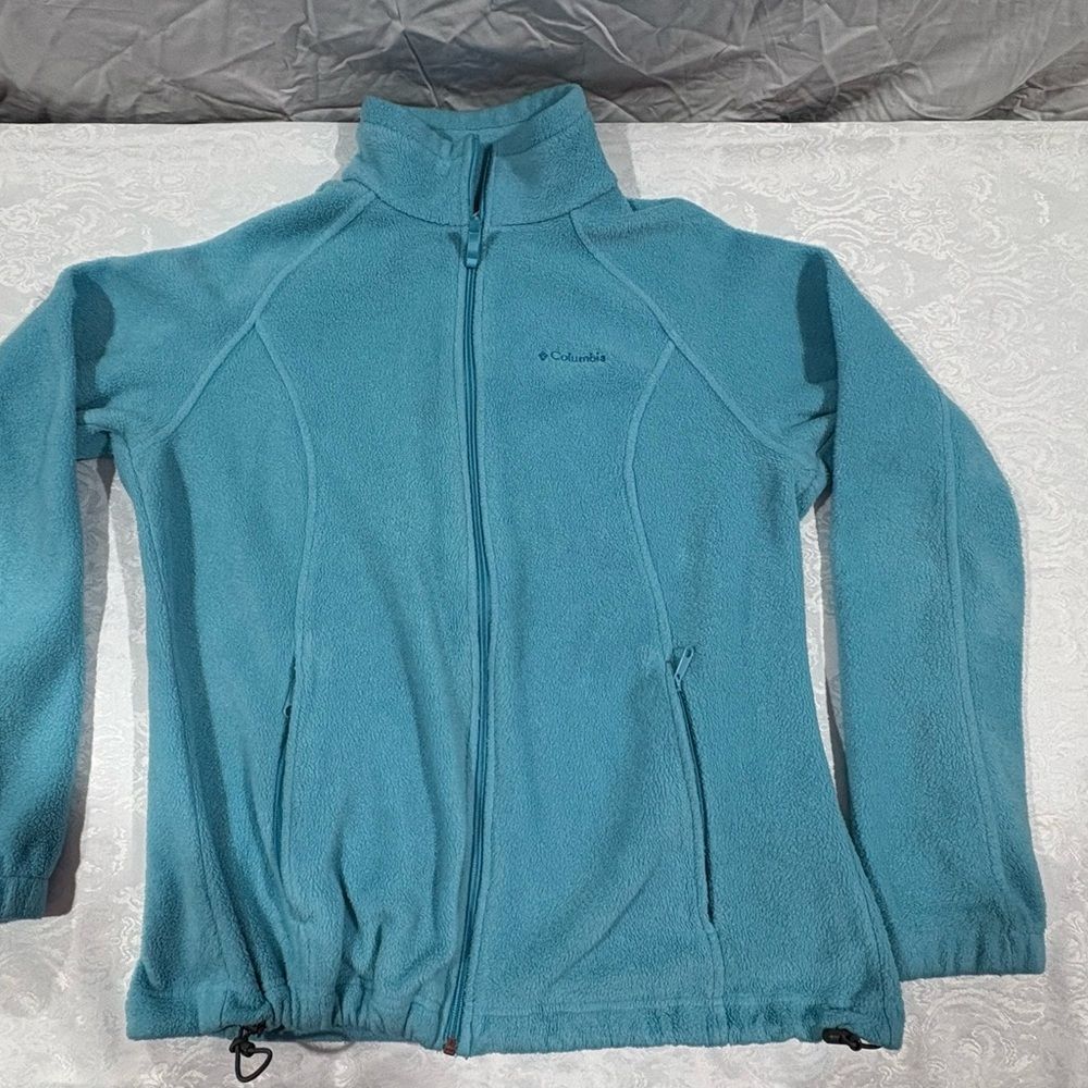 Columbia Aqua Fleece Jacket woman’s large